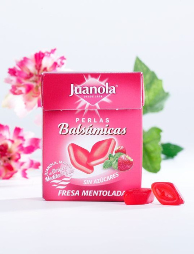 Juanola perlas balsámicas fresa mentolada 25gr