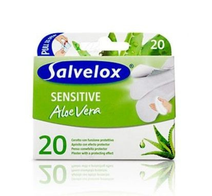 Salvelox sensitive apósito adhesivo surtido aloe vera 20uds