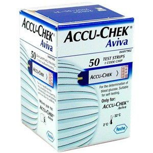 Accu-chek aviva 50 tiras reactivas