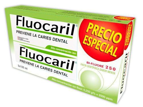 Fluocaril bi-fluoré pasta dentífrica duplo 125 ml + 125 ml