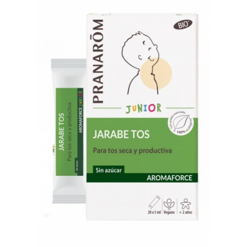 Pranarom aromaforce jarabe tos junior 20 sobres