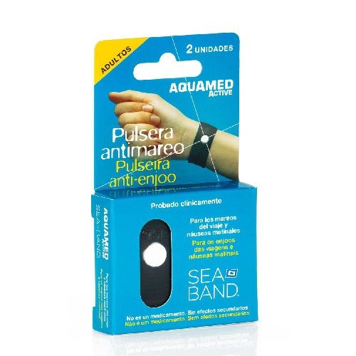 Aquamed pulsera antimareo adulto 2u