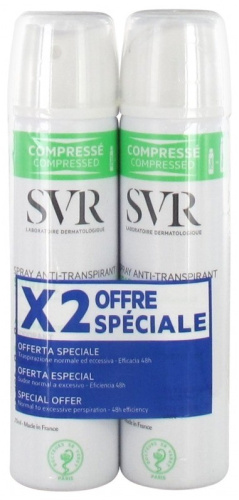 Svr Spirial Desodorante Spray Duplo 75 Mll + 75 Ml