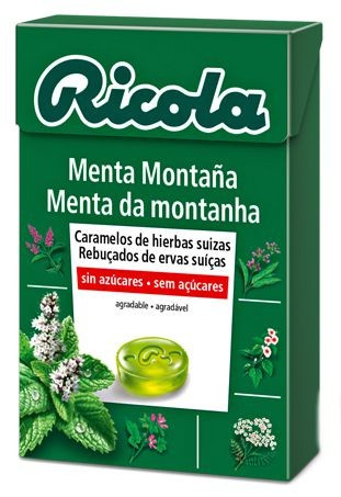 Ricola caramelos menta montaña sin azúcar 50 gr
