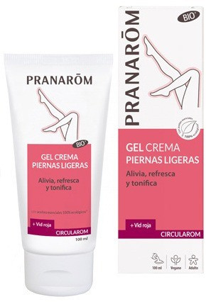 Pranarom circularom gel crema piernas ligeras 100ml