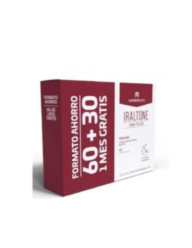 Iraltone pack Aga Plus 60 cápsulas + 1 Mes Gratis