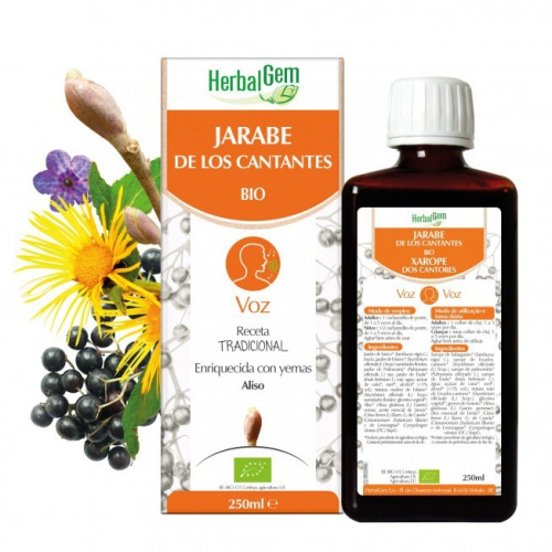 Herbalgem pranarom jarabe de los cantantes 250ml
