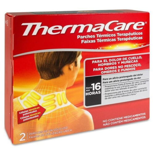 Thermacare parche térmico cuello hombro muñeca 2 parches