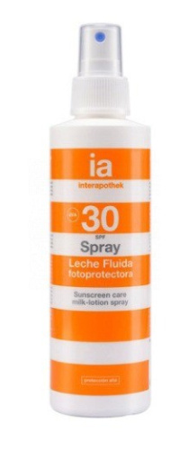 Interapothek spray leche fluída spf30 200ml