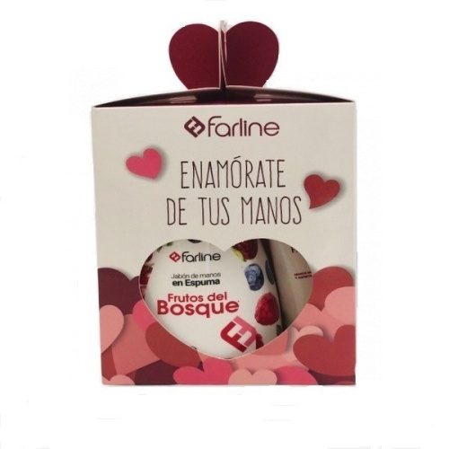 Farline kit enamórate de tus manos jabón + crema de manos