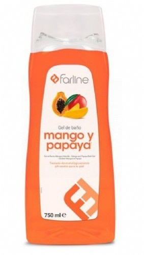 Farline gel de baño mango y papaya 750ml