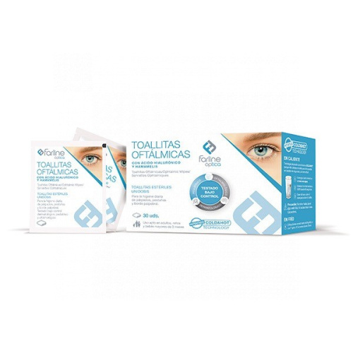 Farline toallitas oftálmicas ah cold and hot 30uds