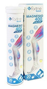 Farline magnesio 400 mg + calcio 20 comprimidos efervescentes