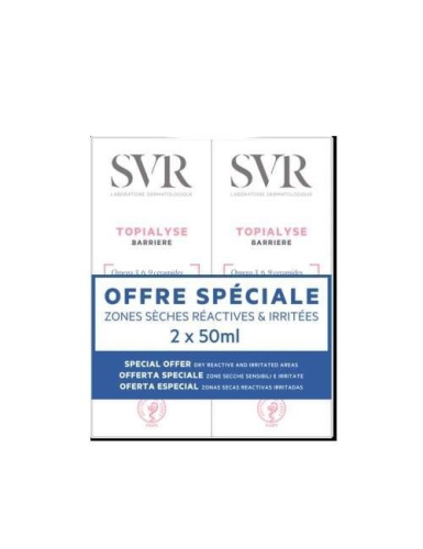 Svr topialyse duplo crema barrera 2x50ml