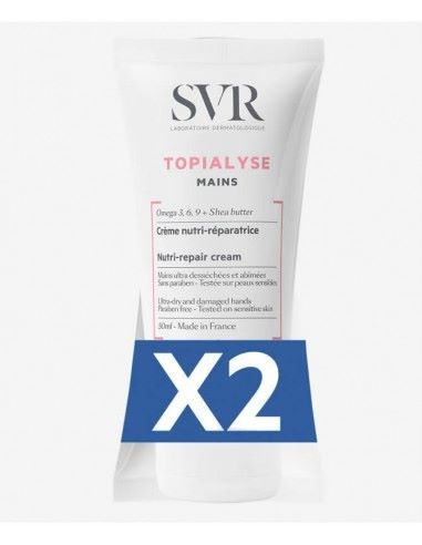 Svr topialyse duplo crema de manos 2x50ml