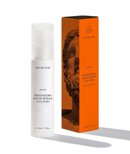 Arturo alba fórmula renovadora noche retinol 0.5% puro 50ml.