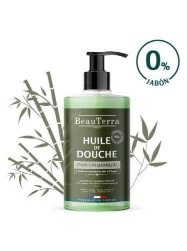 Beauterra aceite de ducha bambu 750 ml