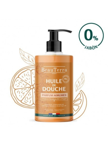 Beauterra aceite ducha naranja-mandarina 750ml