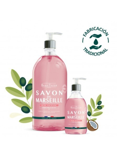 Beauterra jabon marseille rosa 1l