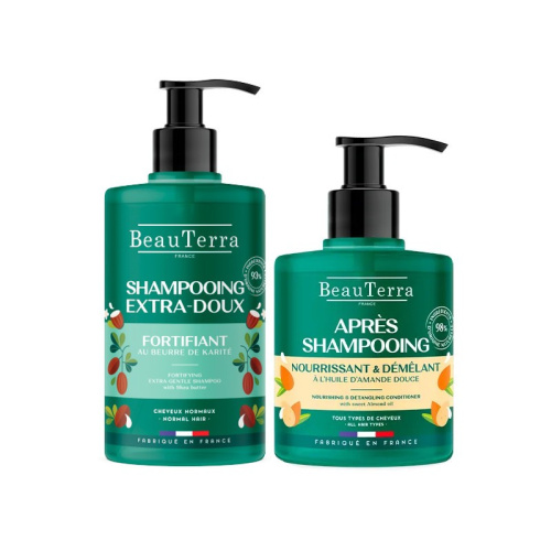Beauterra pack champu fortificante 750ml+acondicionador 500ml