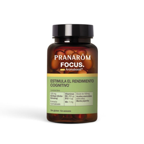 Pranarom aromaboost focus  60 cápsulas