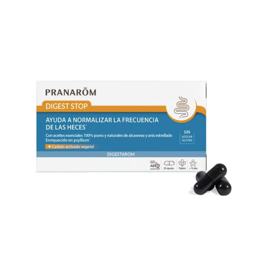 Pranarom digest stop  20 cápsulas