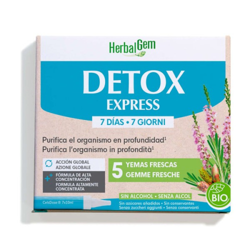 Pranarom herbalgem detox express 7x10ml