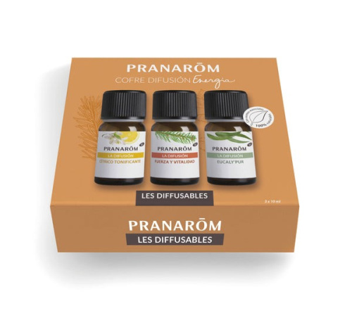 Pranarom la difusión cofre energía bio (eco) 3x10ml