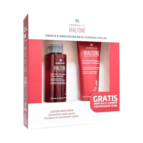 Iraltone Pack Loción Anticaída 100 Ml + Champú Fortificante 75 Ml