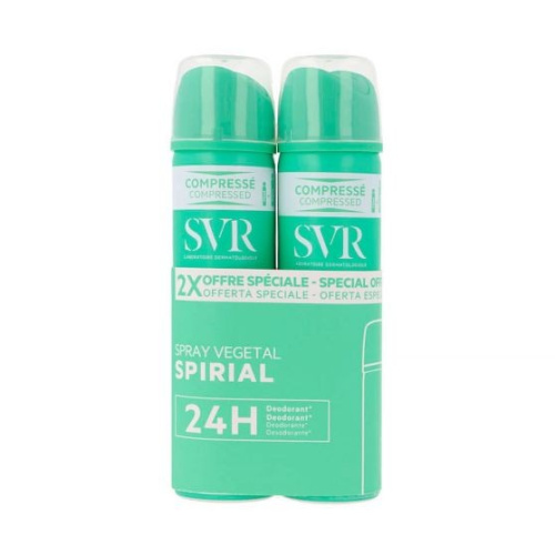 Svr Spirial Vegetal Pack Desodorante 2x75 Ml