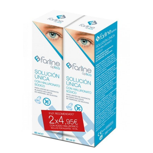 Farline soluciónúnica hialuronato sódico 2 x 60ml