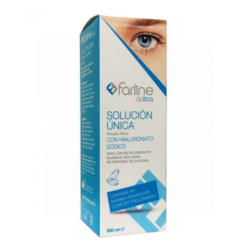 Farline óptica solución e355 única con hialurónico 500ml