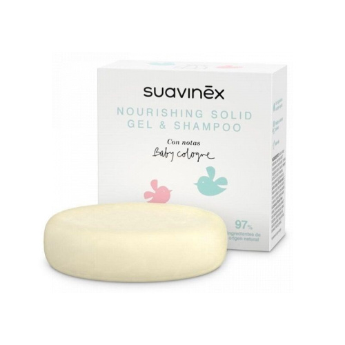 Suavinex gel champú sólido baby cologne 85gr