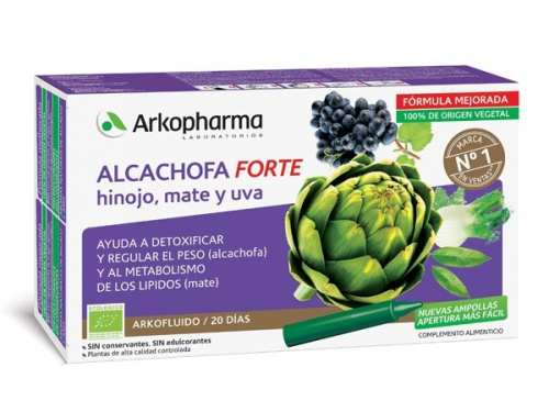 Arkofluido alcachofa forte 20 unidosis