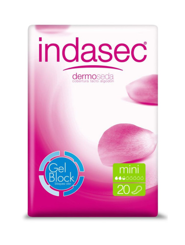 Indasec mini compresas pérdidas 20uds