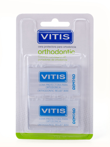 Vitis orthodontic cera protectora de rozaduras 5 barritas 2 uds