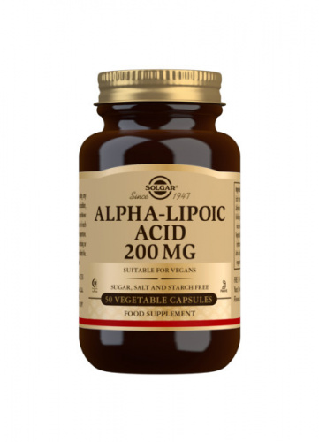 Solgar acido alfa lipoico 200mg 50 cap