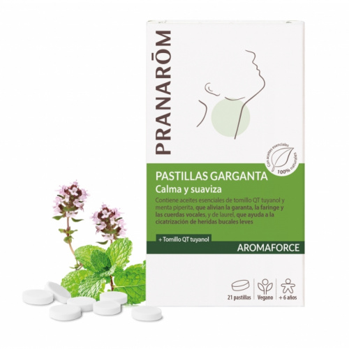 Pranarom aromaforce pastillas garganta 21 pastillas
