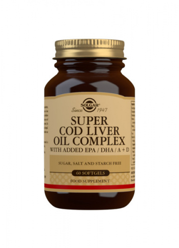 Solgar super cod liver oil complex 60cap