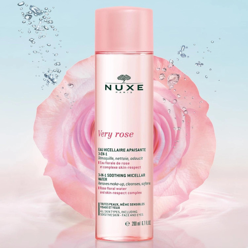 Nuxe very rose agua micelar calmante 3 en1 200ml