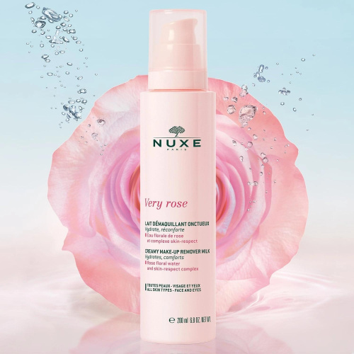 Nuxe very rose leche desmaquillante cremosa 200ml