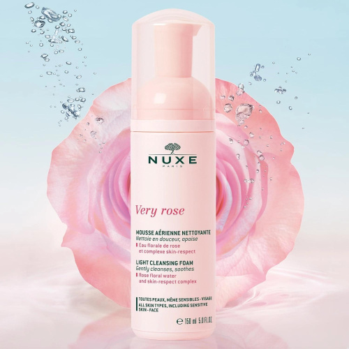 Nuxe very rose espuma limpiadora suave 150ml