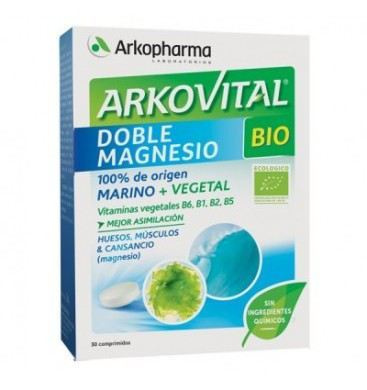 Arkovital doble magnesio bio 30 comp