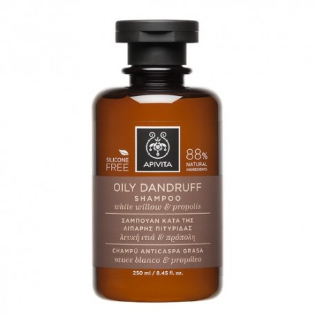 APIVITA CHAMPU ANTICASPA GRASA SAUCE BLANCO PROPOLEO