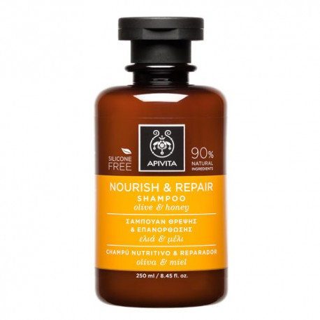 APIVITA CHAMPU NUTRITIVO OLIVA Y MIEL 250 ML