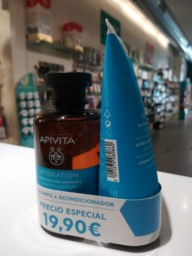 APIVITA PACK CHAMPU Y ACONDICIONADOR HIDRATANTE 