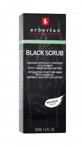 BLACK SCRUB MASK ERBORIAN 50 ML