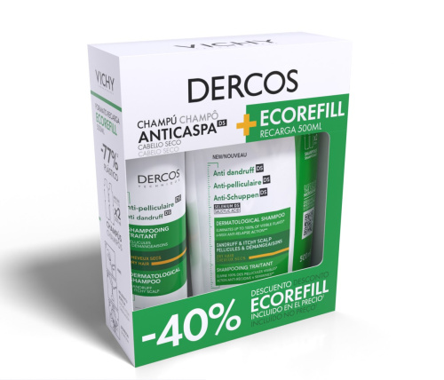 CHAMPU ANTICASPA SECO ECOREFILL -40%