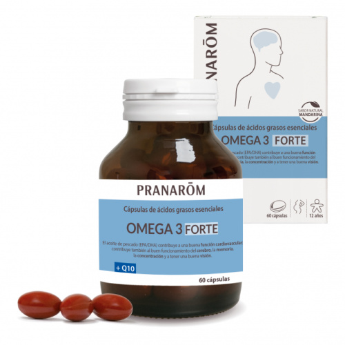 PRANAROM OMEGA 3 FORTE + Q10 60 CÁPSULAS