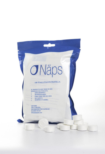 NAPS TOALLITA COMPRIMIDA 100UD